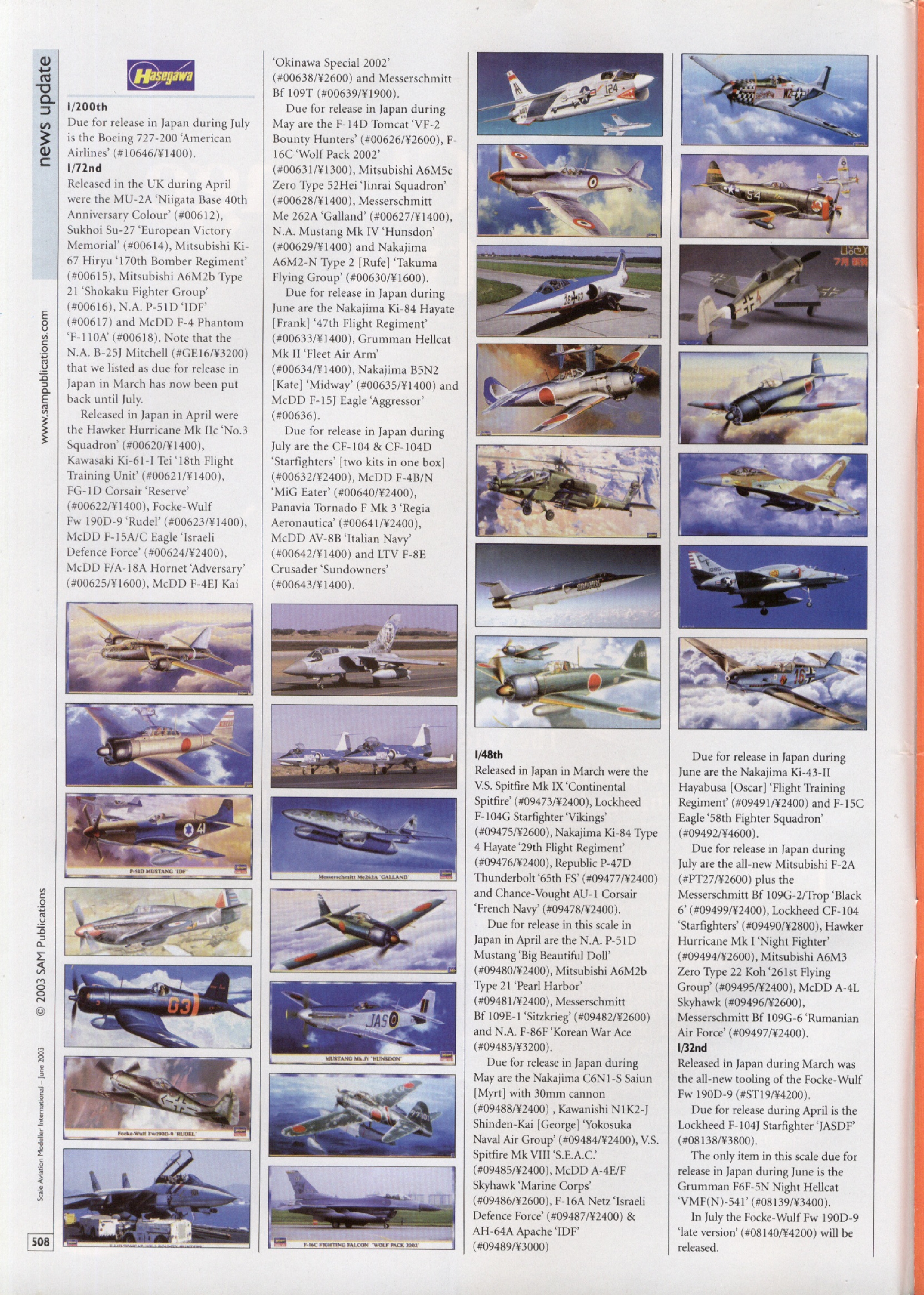 Scale Aviation Modeller International 2003-06